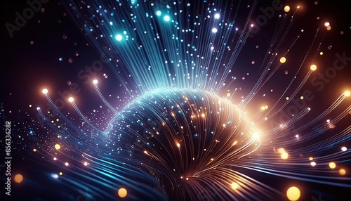 fireworks in the night sky