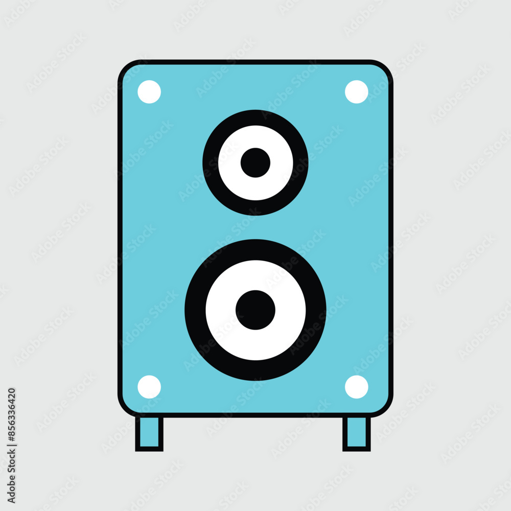 Sky Stereo speaker icon isolated on grey background. Sound system speakers. Musical column speaker bass equipment. Vector illustration. Eps file 128. Sky Stereo speaker icon isolated on grey background. Sound system speakers. Musical column speaker bass equipment. Vector illustration. Eps file 128.
