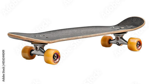 skateboard isolated on white background , transparent png image photo