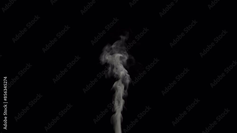 Smoke column rising, seamlessly looping with ALPHA CHANNEL for transparent background, 4k 24p, because it's a loop, you can make any duration you need Smoke column rising, seamlessly looping with ALPHA CHANNEL for transparent background, 4k 24p, because it's a loop, you can make any duration you need