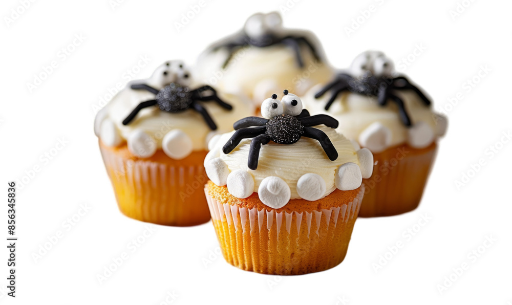 Halloween Cupcakes with Spider Decorations for Festive Treats and Party Themes Halloween Cupcakes with Spider Decorations for Festive Treats and Party Themes