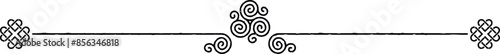 Celtic Knot and Triskele Ornament Header

