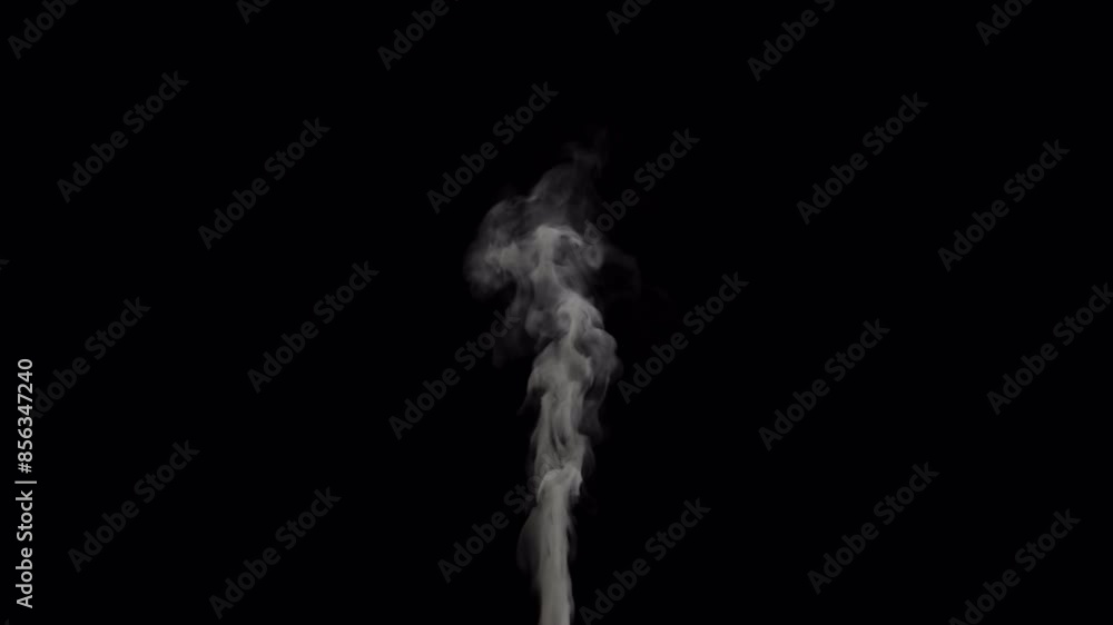 Smoke column rising, seamlessly looping with ALPHA CHANNEL for transparent background, 4k 25p, because it's a loop, you can make any duration you need Smoke column rising, seamlessly looping with ALPHA CHANNEL for transparent background, 4k 25p, because it's a loop, you can make any duration you need