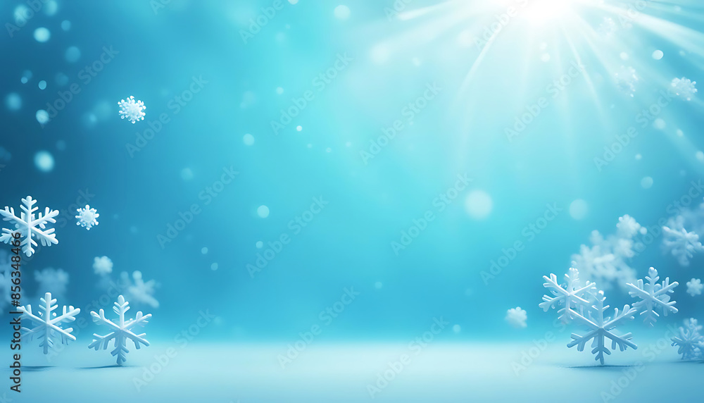 winterlich blau weißer Hintergrund mit Sonnenstrahlen Schneeflocken Bokeh und Glitzern über freier Fläche mit Schnee und Eis für Werbung Produkte selbst gestalten weihnachtlich Weihnachten winterlich blau weißer Hintergrund mit Sonnenstrahlen Schneeflocken Bokeh und Glitzern über freier Fläche mit Schnee und Eis für Werbung Produkte selbst gestalten weihnachtlich Weihnachten