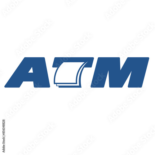 atm icon with minimalistic design