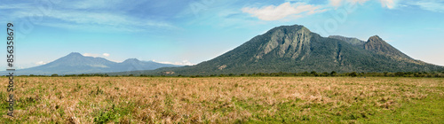  Mount Baluran  from the savanna of 