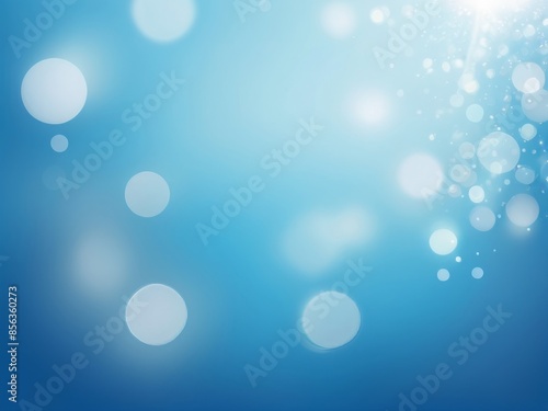 Blue background with bokeh. Vibrant and festive backdrop for any happy occasion