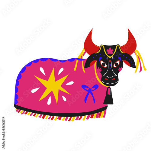 Boi Bumba Vetor Brasil Cultura