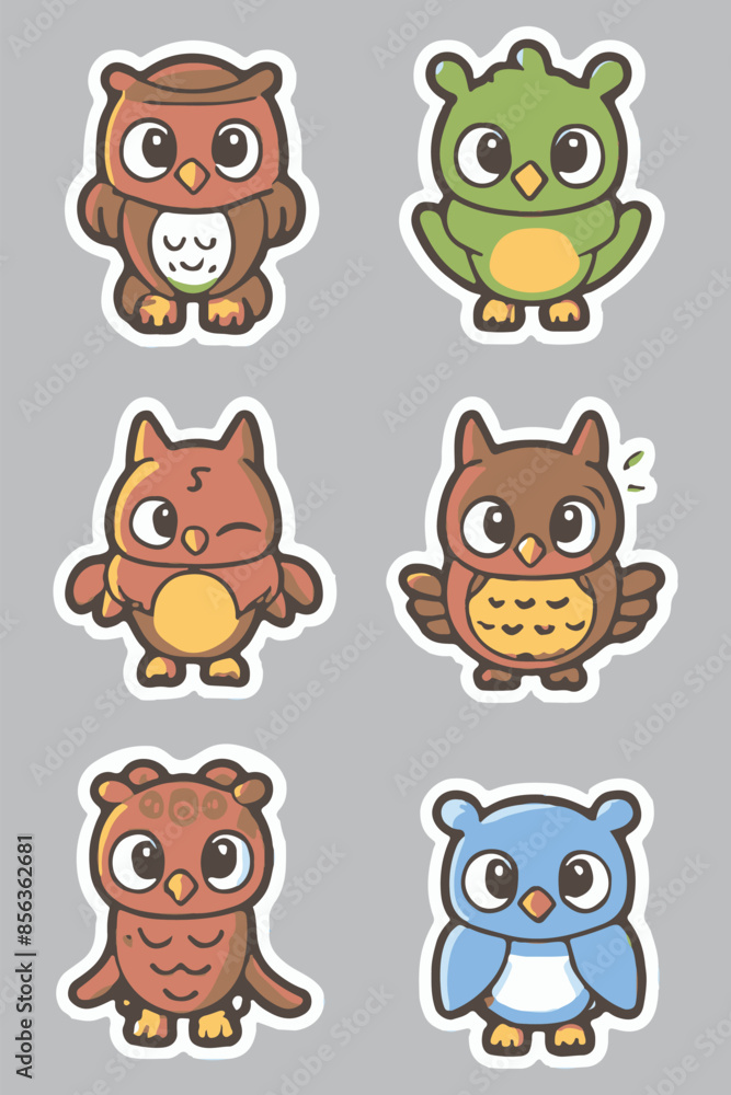 cartoon animal icons cartoon animal icons