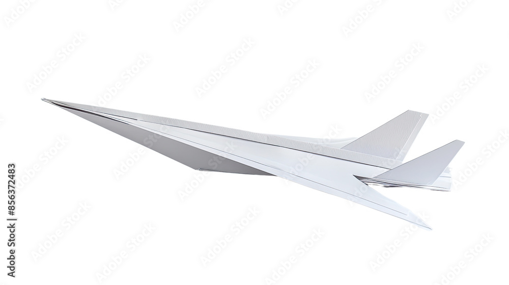 Paper airplane on a transparent background Paper airplane on a transparent background