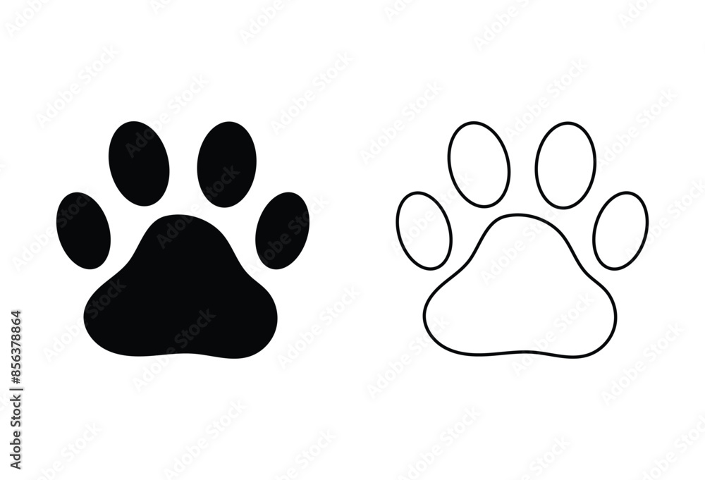 Paw icon set vector. paw print sign and symbol. dog or cat paw. paw print icon symbol template for graphic and web design collection logo vector illustration. Eps file 161. Paw icon set vector. paw print sign and symbol. dog or cat paw. paw print icon symbol template for graphic and web design collection logo vector illustration. Eps file 161.