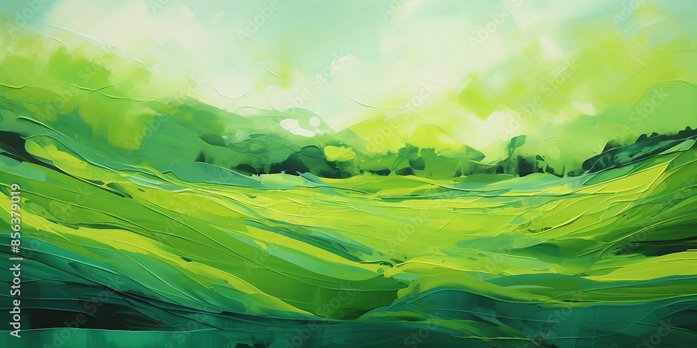 green landscape with mountains green landscape with mountains