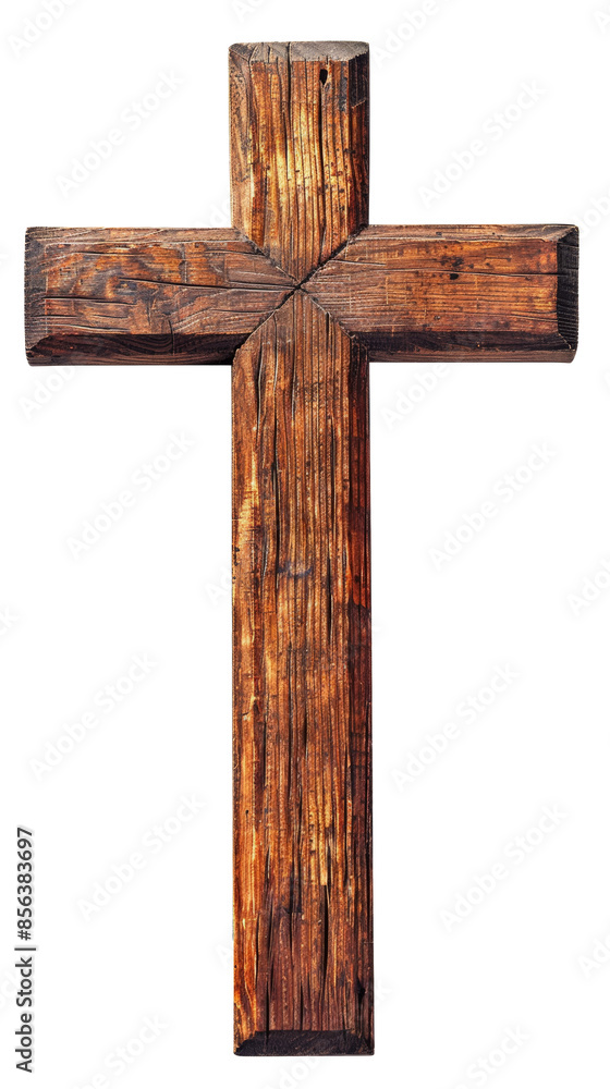 Rustic wooden cross png isolated on transparent background Rustic wooden cross png isolated on transparent background