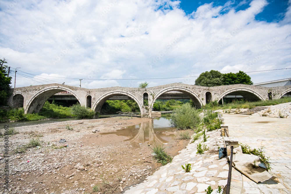 Fototapeta premium The Tailors bridge in city of Gjakove in Kosovo