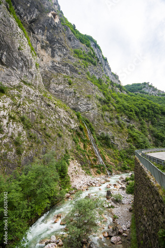 The beautiful nature of Rugova canyon in Kosovo photo