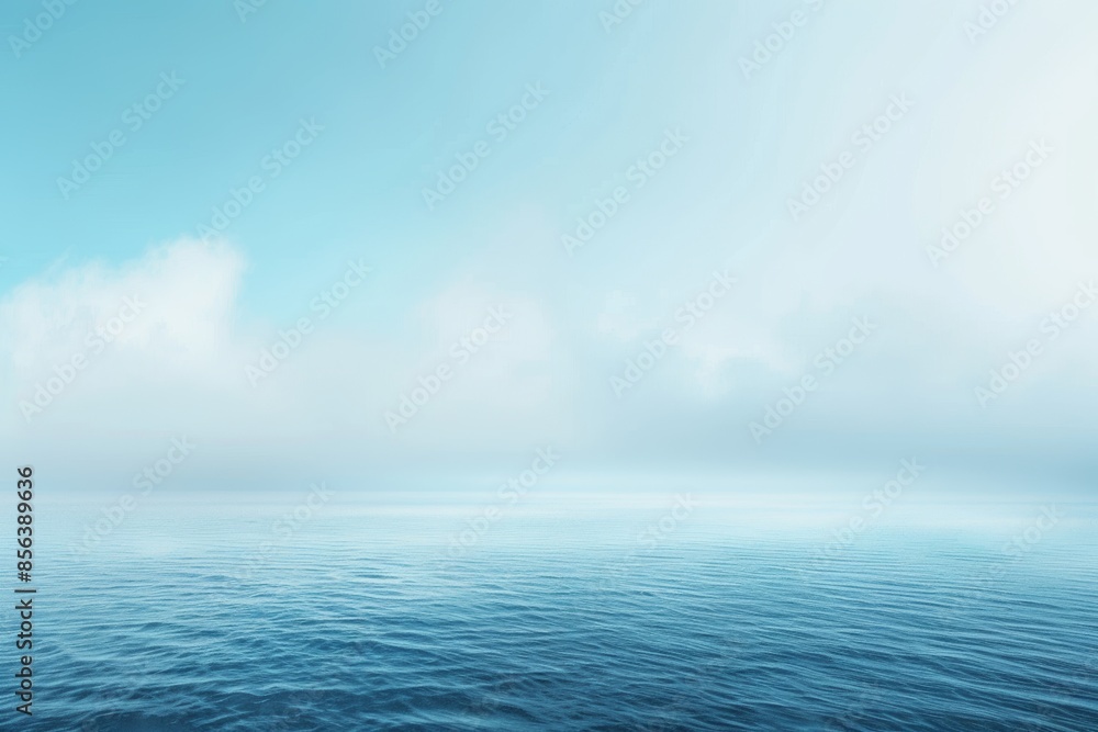 Obraz premium Concept of abstract blue water with blurred background