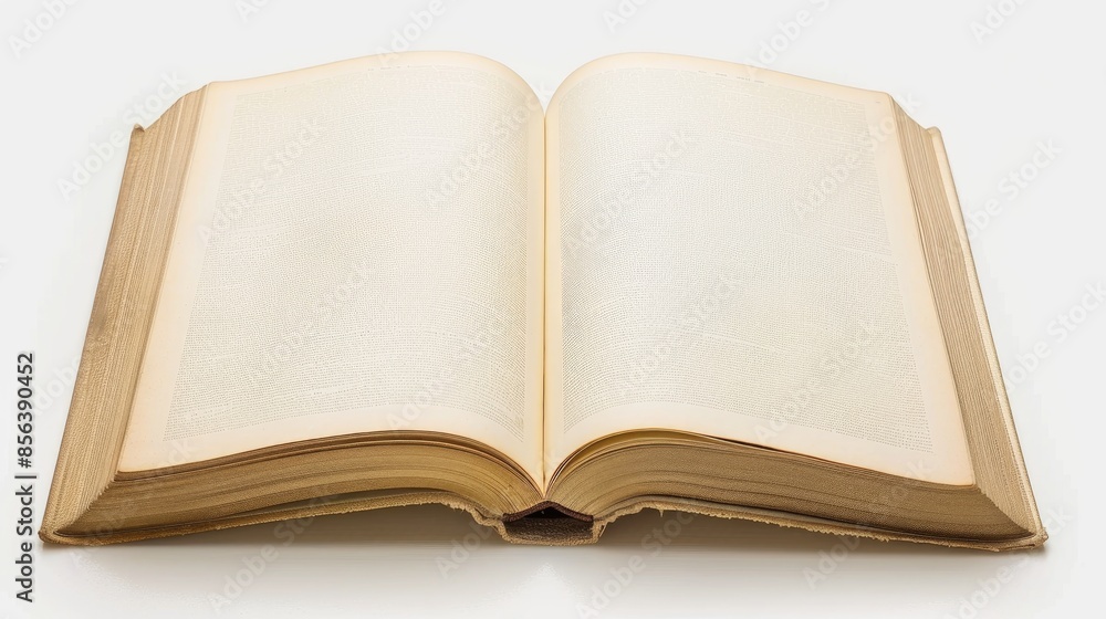 Blank Book on White Background Blank Book on White Background