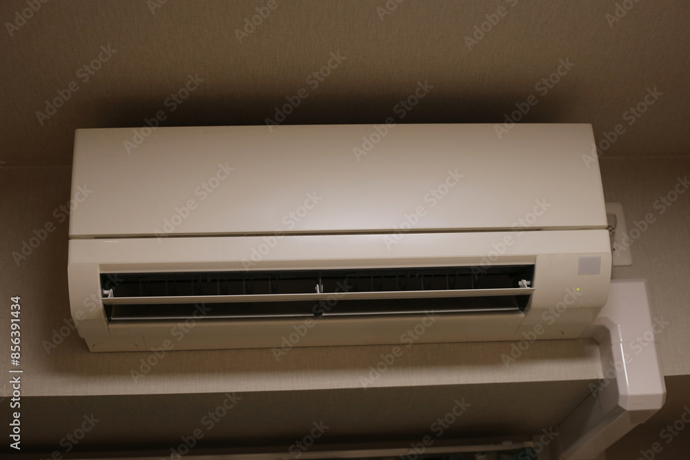 Air conditioner installed on wall Air conditioner installed on wall