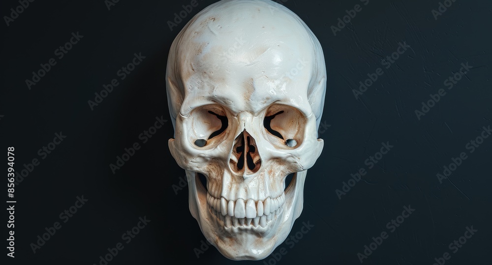 Fototapeta premium Detailed anatomical skull model