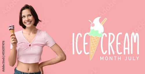 Banner for ice-cream month ...
