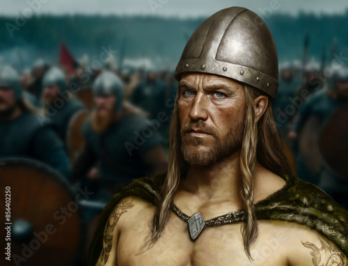 Erik Thorvaldsson, known as Erik the Red, was a Norse explorer and leader who founded the first Norse settlement in Greenland,he is considered one of the most important figures in Viking history © Gianpiero