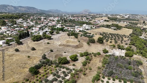 Eleusis, Isthmia, Corinth, Greece. Roman Baths in Isthmi, amazing mosaics!