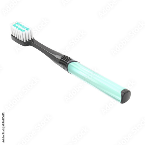 A high-quality toothbrush with soft bristles and a comfortable grip, ideal for daily dental hygiene and oral care routines. photo