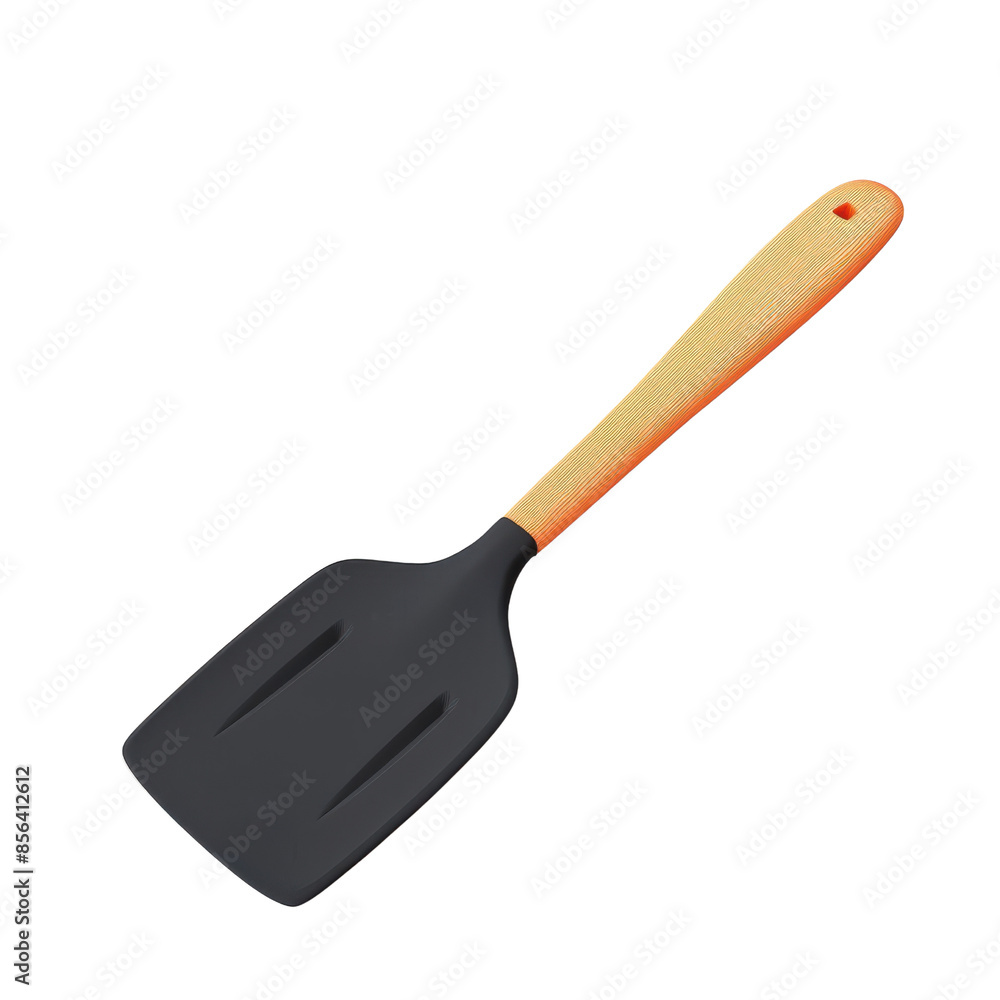 High-quality black spatula with wooden handle, perfect for cooking and baking in the home kitchen or professional culinary environment. High-quality black spatula with wooden handle, perfect for cooking and baking in the home kitchen or professional culinary environment.
