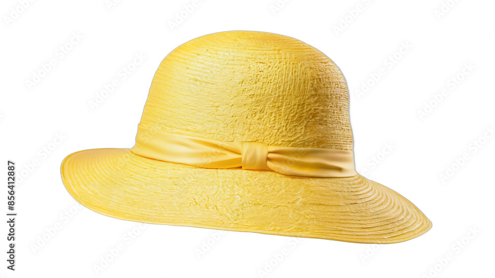 yellow straw hat isolated on white background , transparent png image yellow straw hat isolated on white background , transparent png image