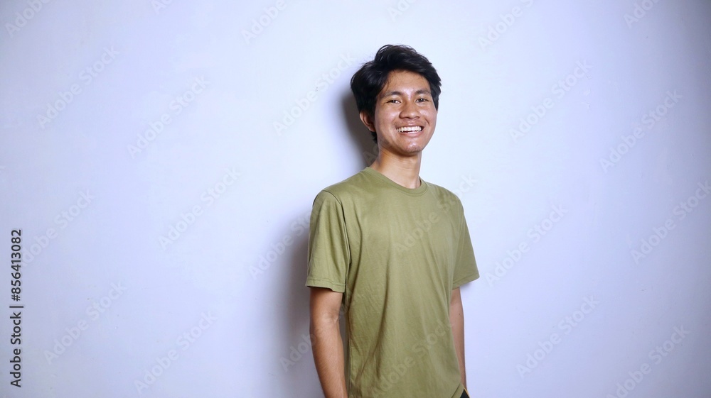 Handsome young Asian man Handsome young Asian man