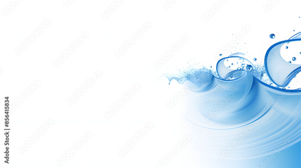 Water splashing above white background Water splashing above white background