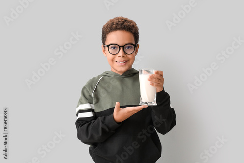 Little African-American boy...