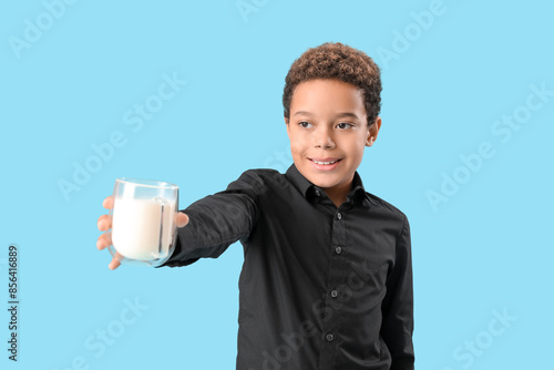 Little African-American boy...