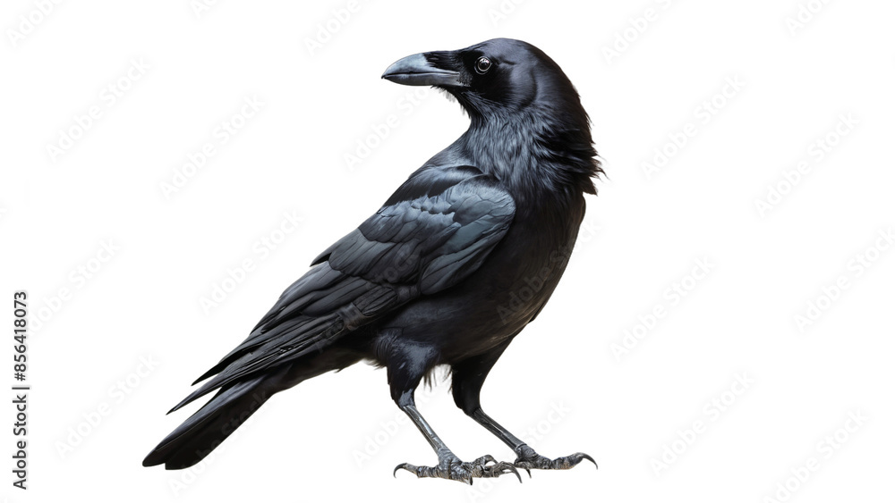 crow isolated on white background , transparent png image crow isolated on white background , transparent png image