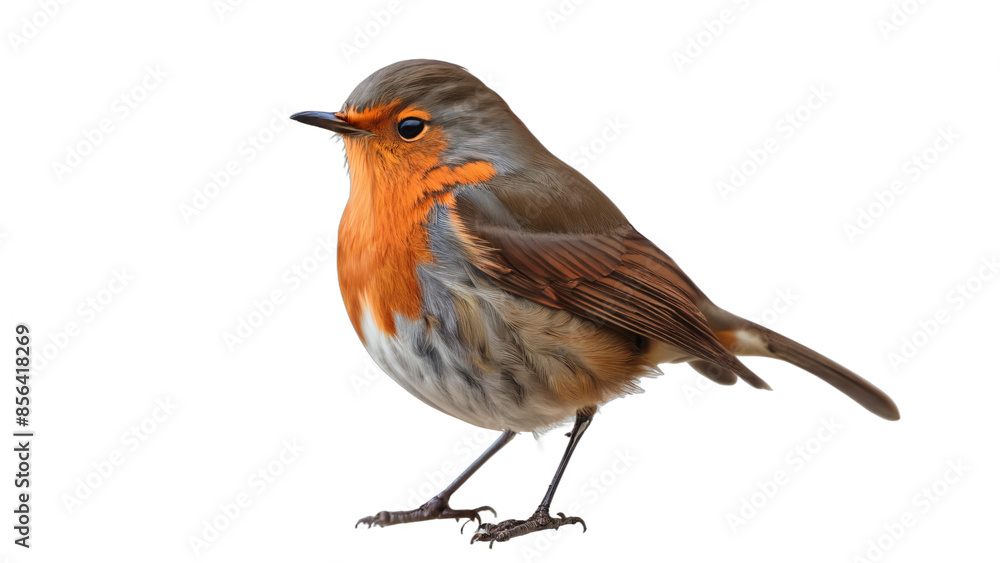 robin bird isolated on white background , transparent png image robin bird isolated on white background , transparent png image