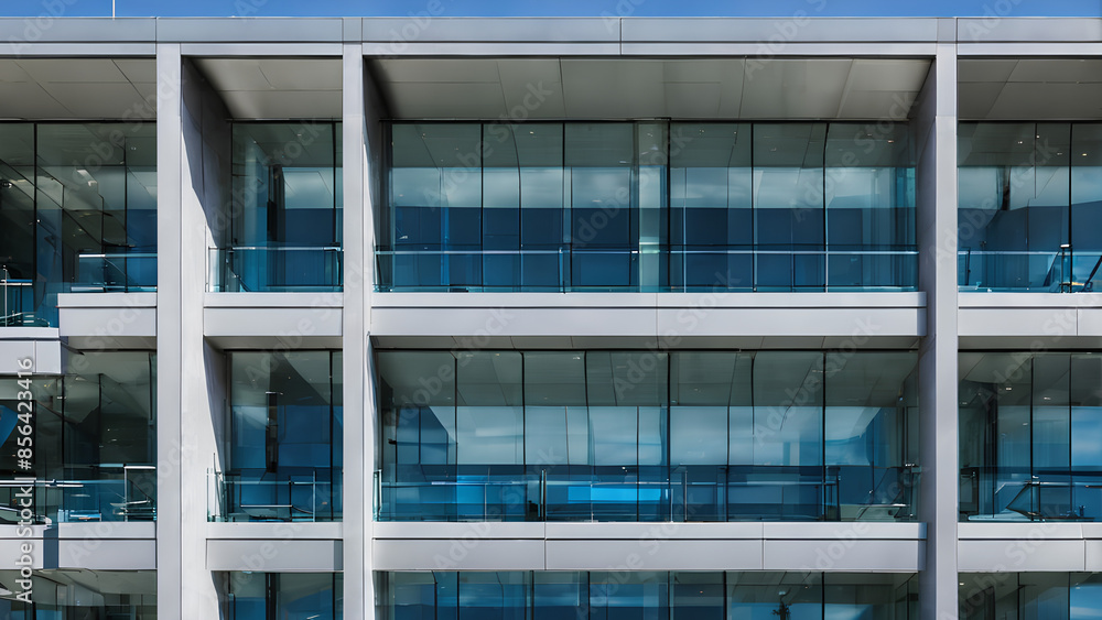 Glass & Glory: A Daytime Vista of a Modern Office Glass & Glory: A Daytime Vista of a Modern Office