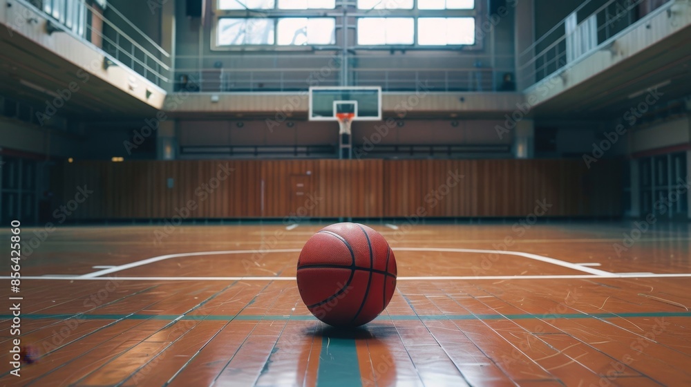 Basketball in an Empty Gym - Generative AI Basketball in an Empty Gym - Generative AI