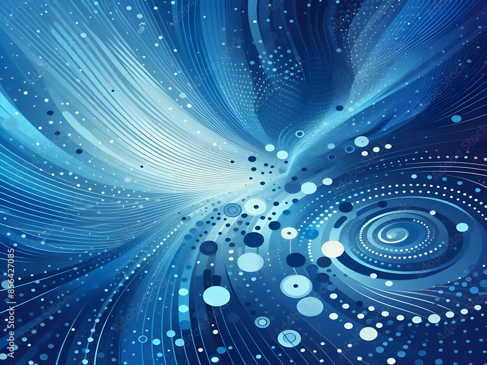 A blue abstract background with dots Shiny blue abstraction A blue abstract background with dots Shiny blue abstraction