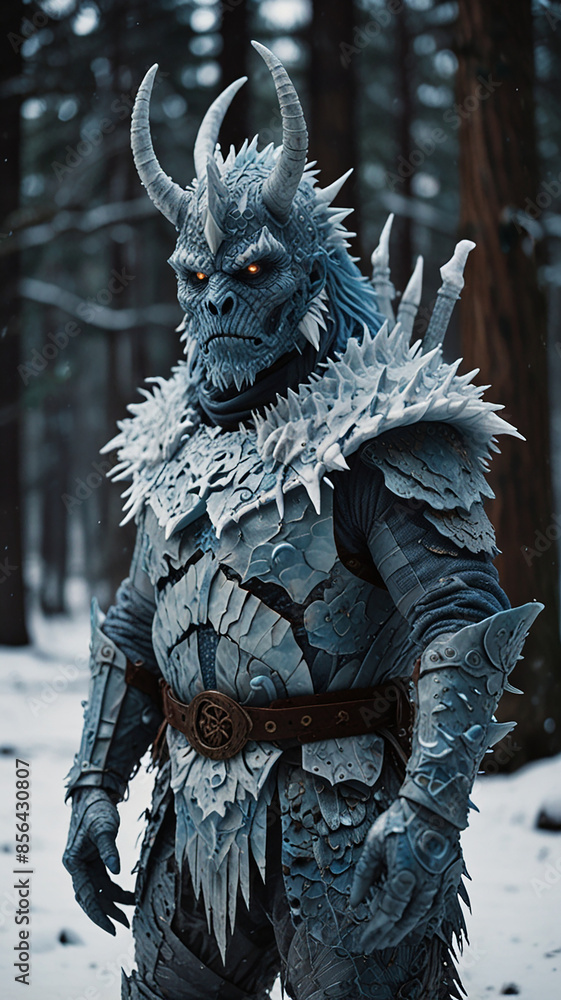 Fototapeta premium Frosty Warrior