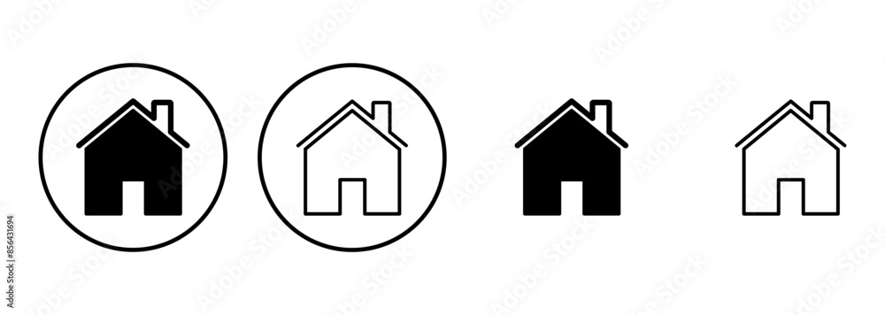 House icon set. Home icon vector House icon set. Home icon vector