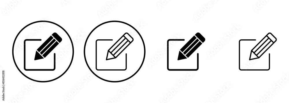 Edit icon set. edit document icon. edit text icon. pencil. sign up Edit icon set. edit document icon. edit text icon. pencil. sign up