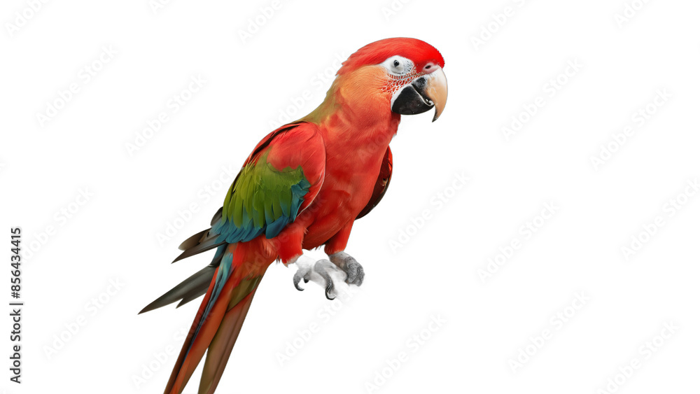 Fototapeta premium parrot isolated on white background , transparent png image