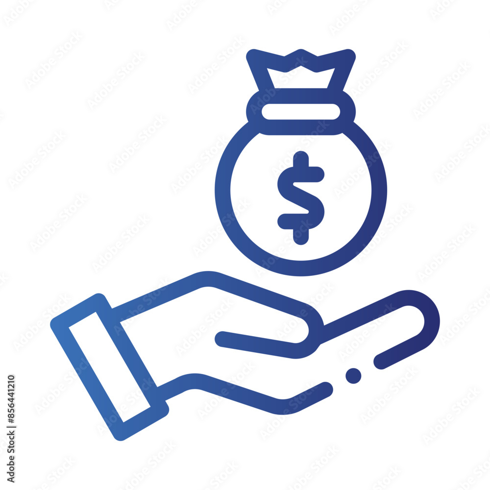 earning gradient icon earning gradient icon