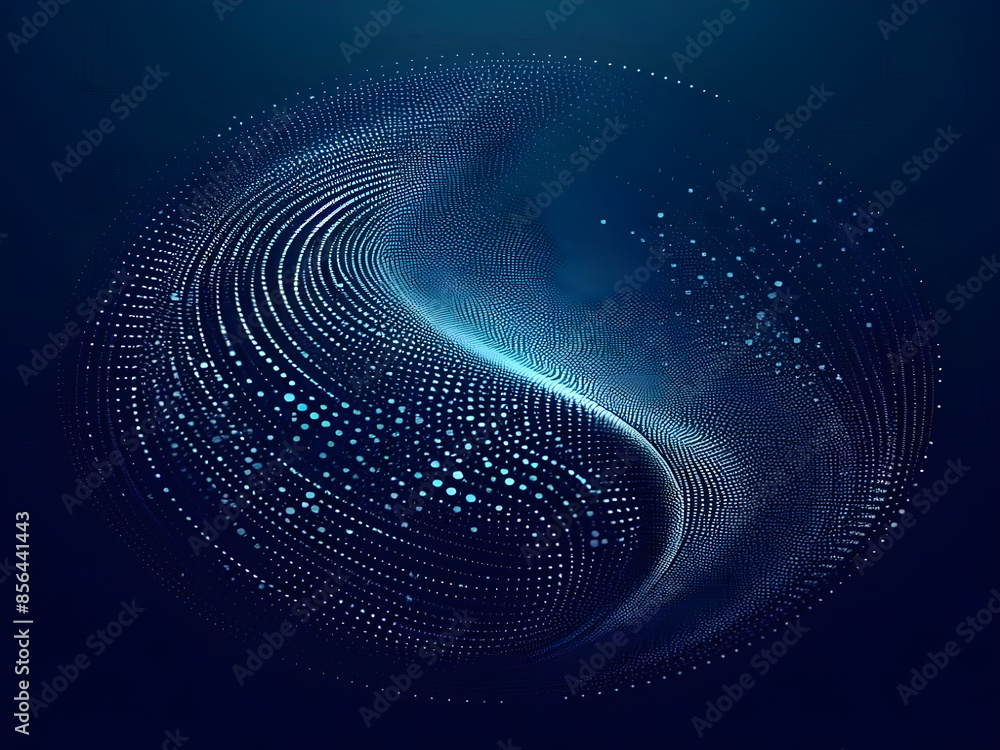 A blue abstract background with dots Shiny blue abstraction A blue abstract background with dots Shiny blue abstraction