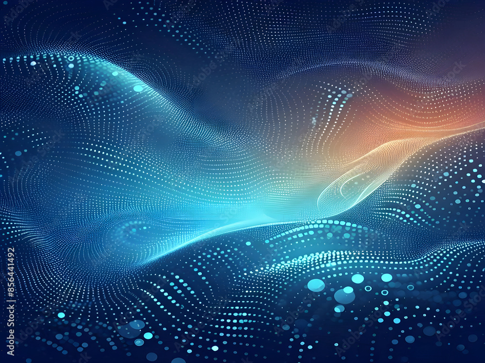A blue abstract background with dots Shiny blue abstraction A blue abstract background with dots Shiny blue abstraction