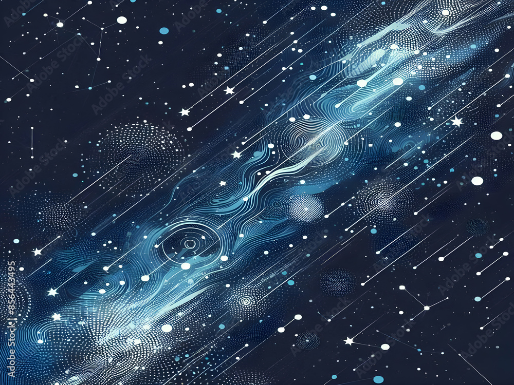 A blue abstract background with dots Shiny blue abstraction A blue abstract background with dots Shiny blue abstraction