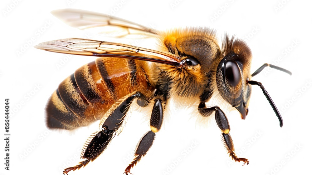 Bee isolated on white background Bee isolated on white background