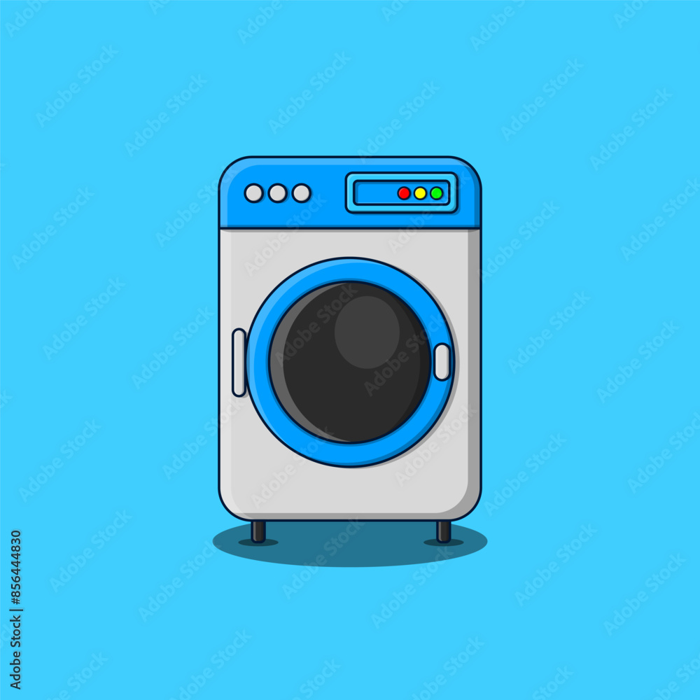 Cute washing machine illustration object cartoon Cute washing machine illustration object cartoon