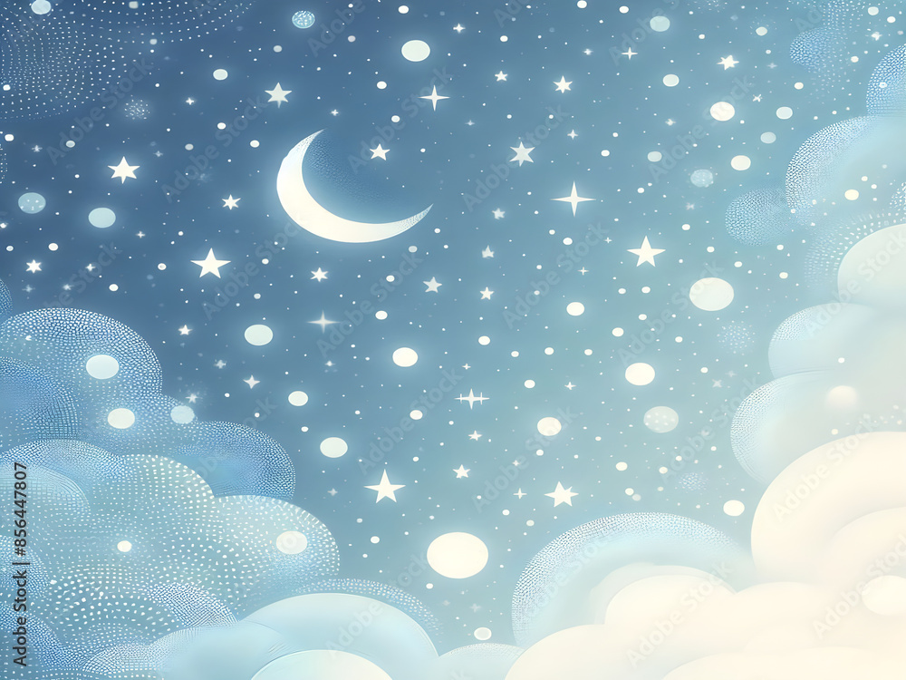Abstract background with blue and white dots Abstract background with blue and white dots
