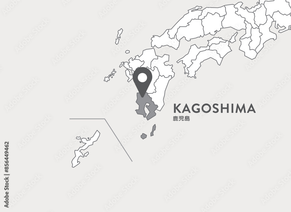 鹿児島県 鹿児島 地図 鹿児島県 鹿児島 地図
